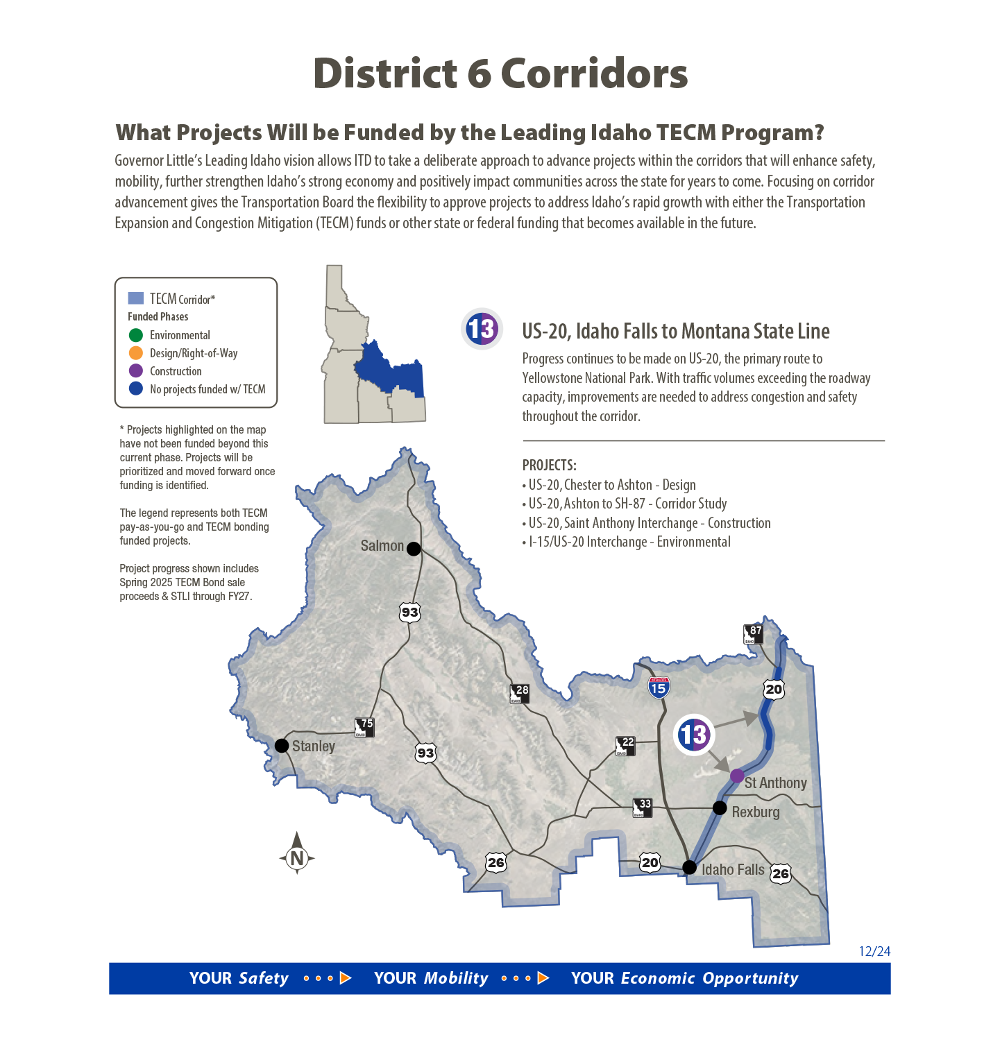 Leading Idaho District 6 Map